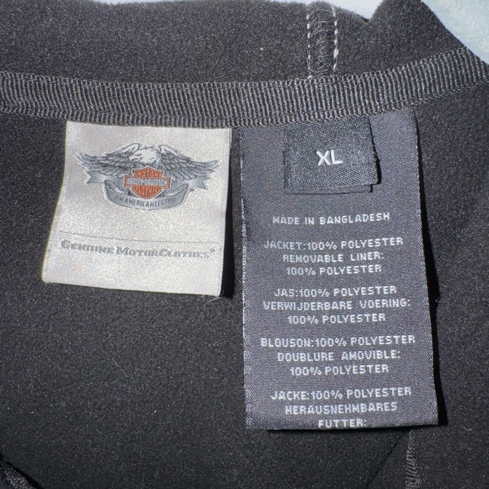 Harley-Davidson Black Jacket with Logo - Picture 3 of 15